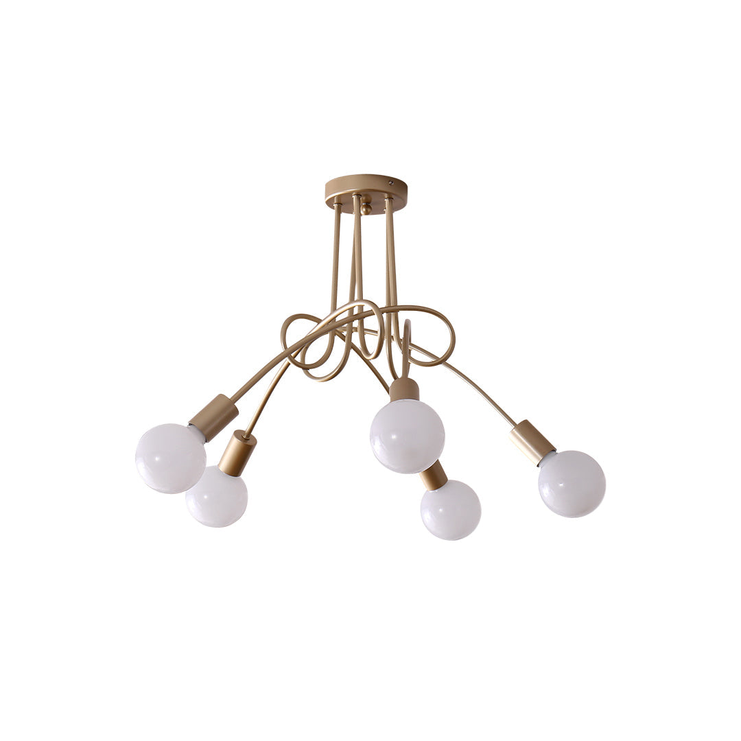 Colonial Sputnik Ceiling Lamp