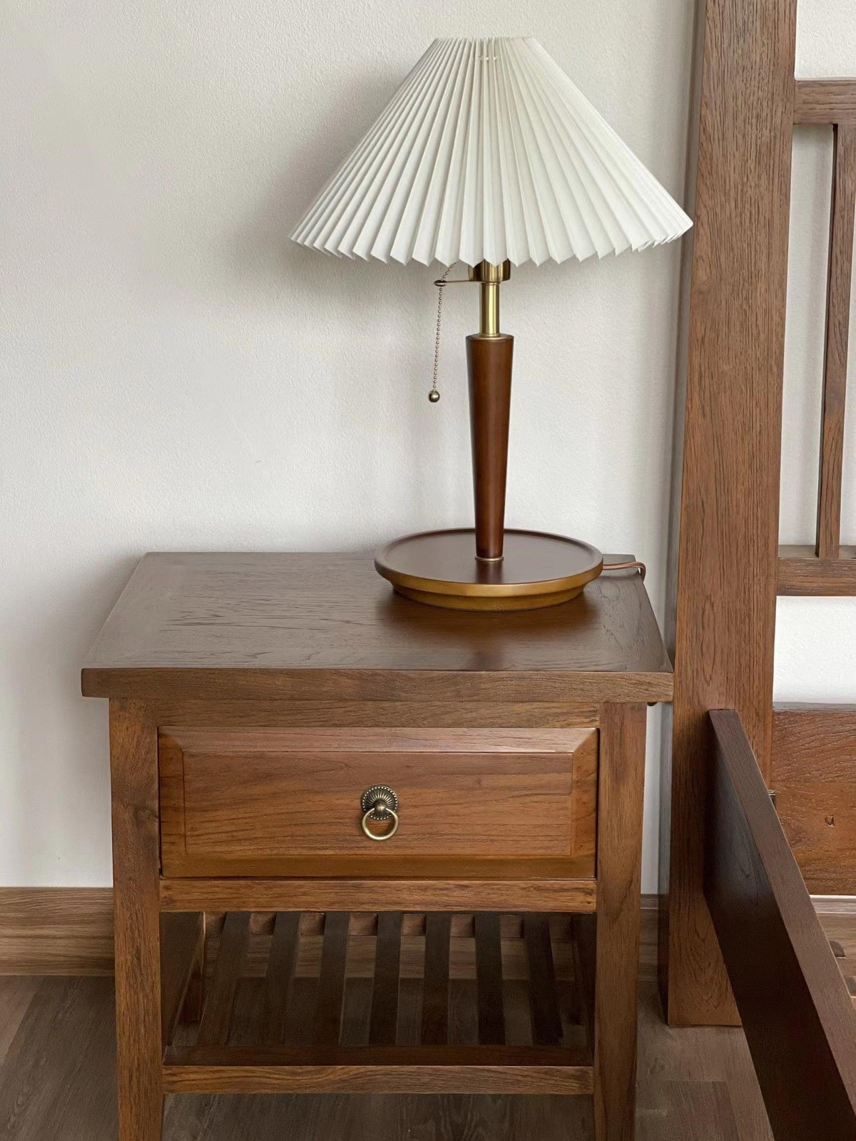 Cone Pleated Fabric Table Lamp - view 21