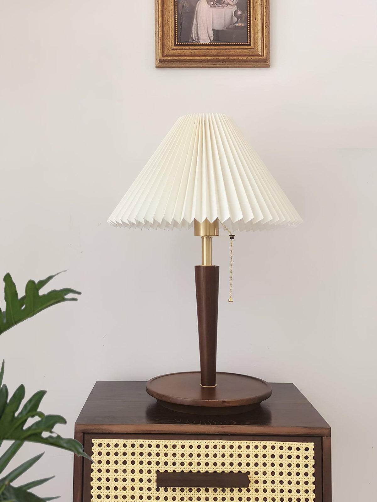 Cone Pleated Fabric Table Lamp - view 23