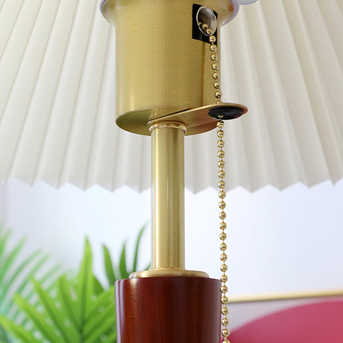Cone Pleated Fabric Table Lamp - view 34