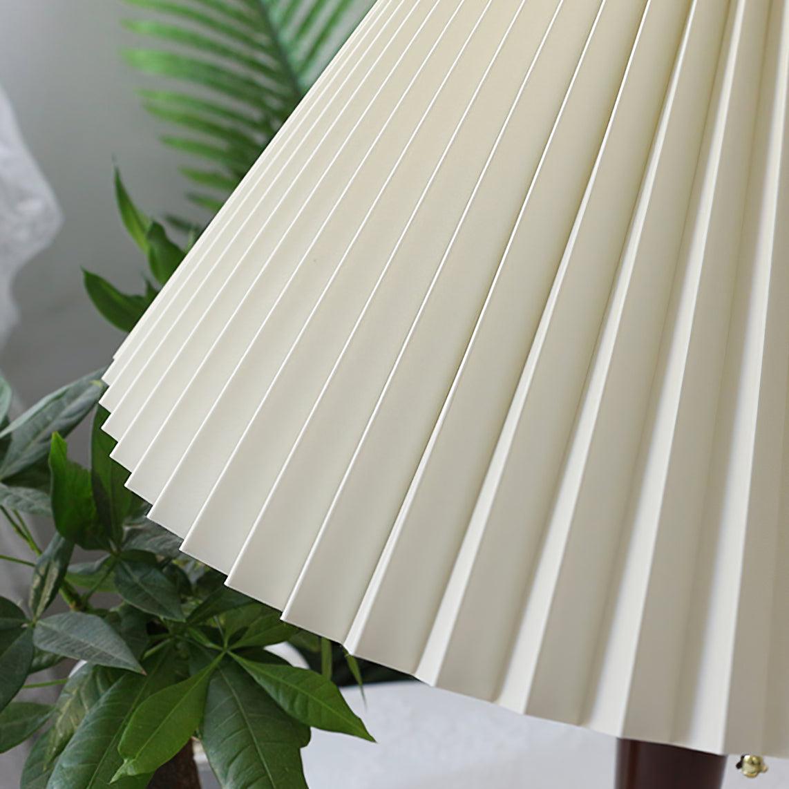 Cone Pleated Fabric Table Lamp - view 39