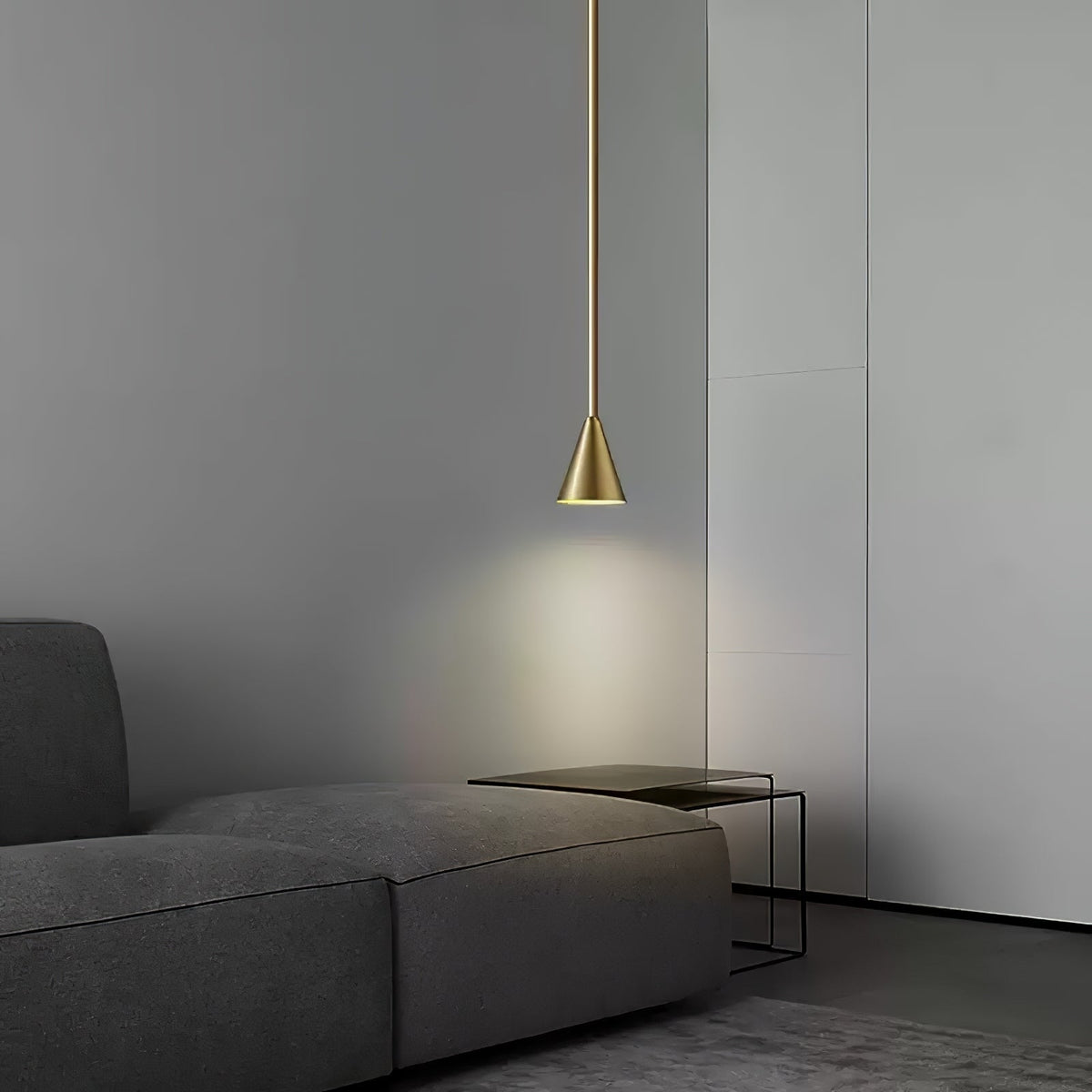 Conica Brass Pendant Light