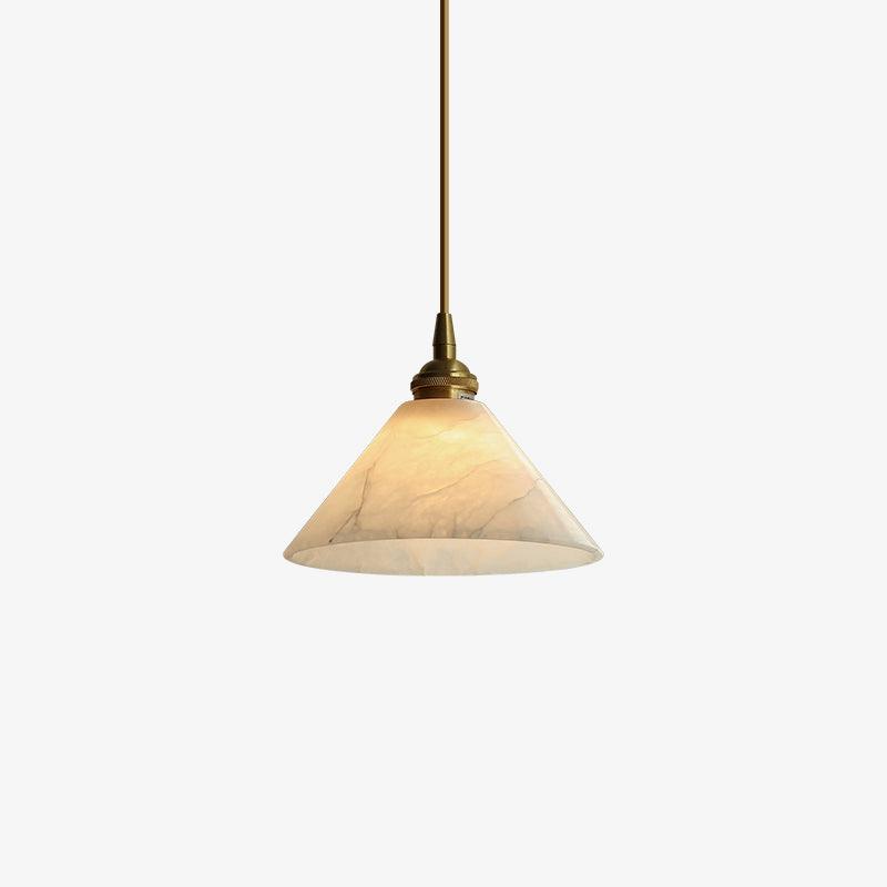 Conical Brass Pendant Lamp