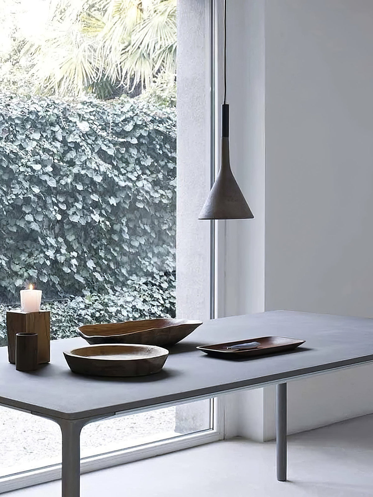 Conical Concrete Pendant Light - view 84