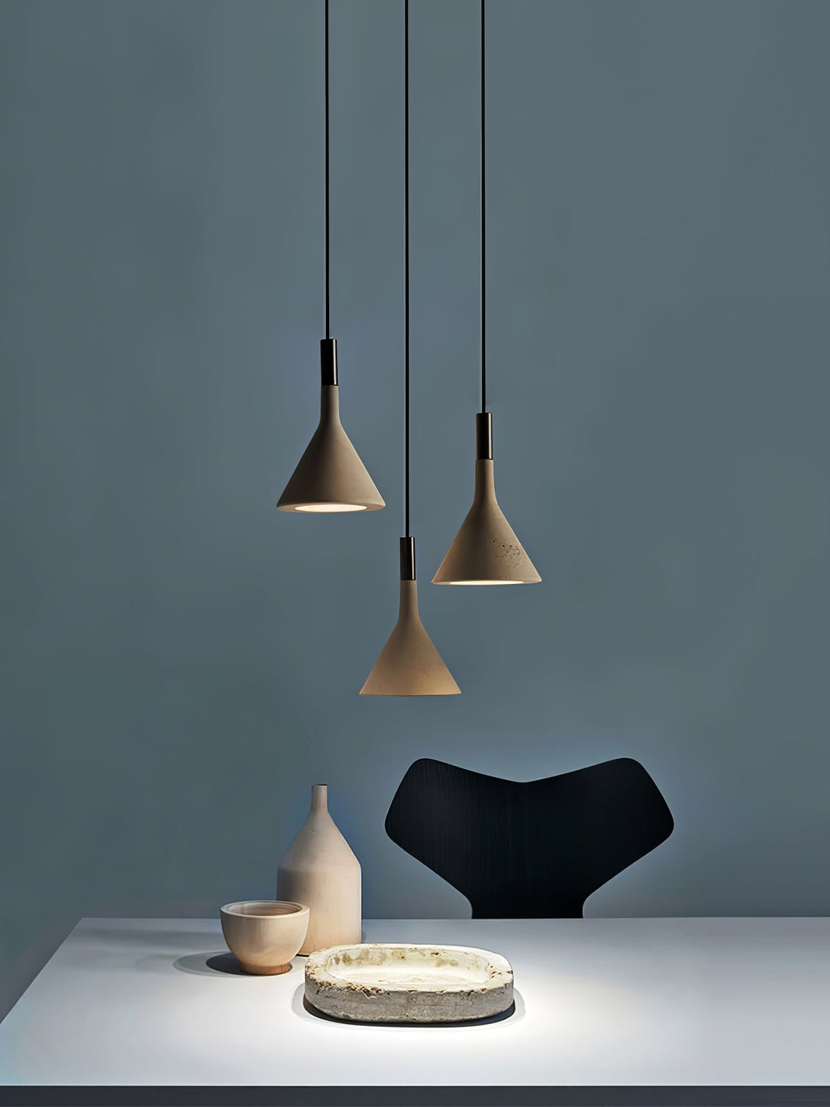 Conical Concrete Pendant Light - view 80