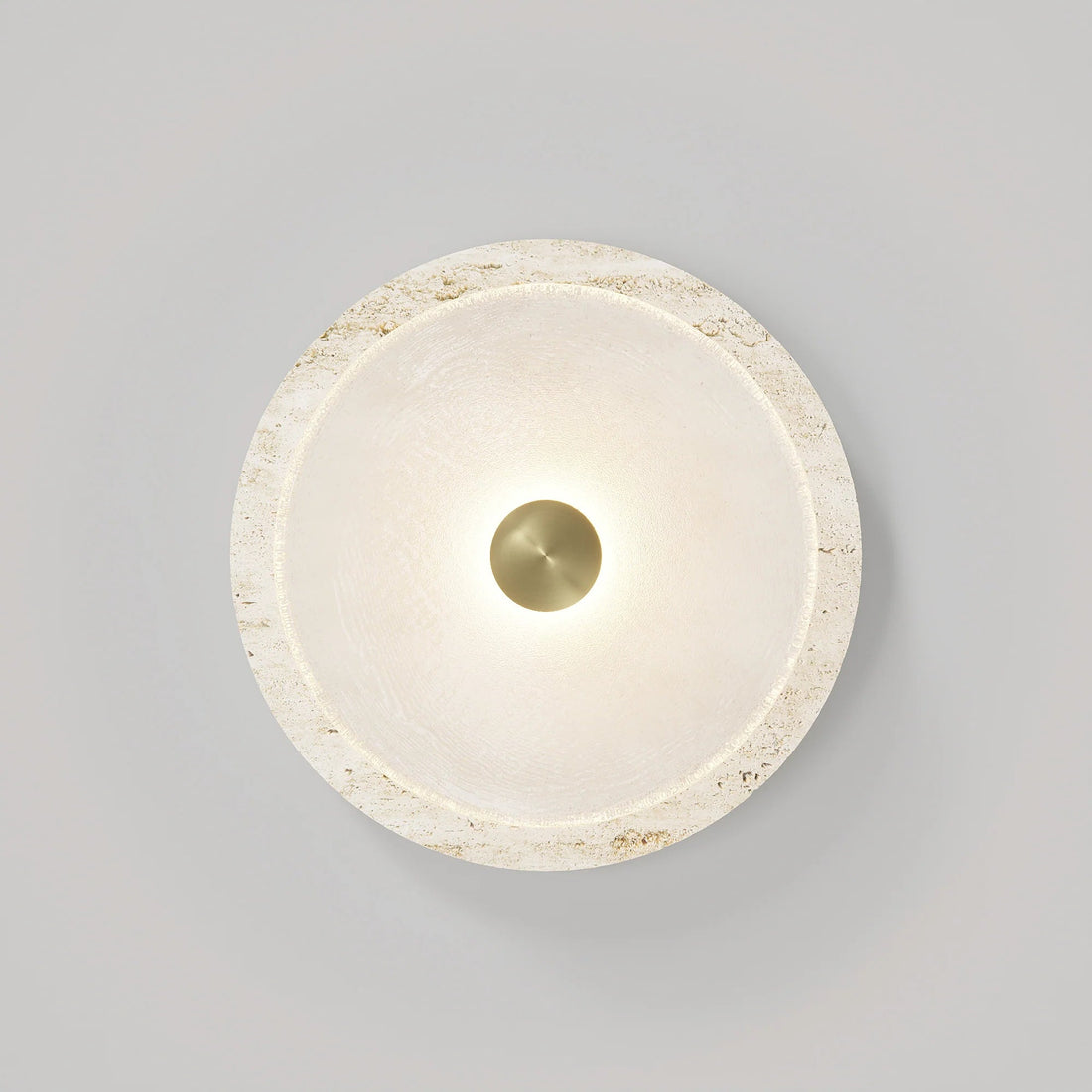 Coral Travertine Wall Lamp
