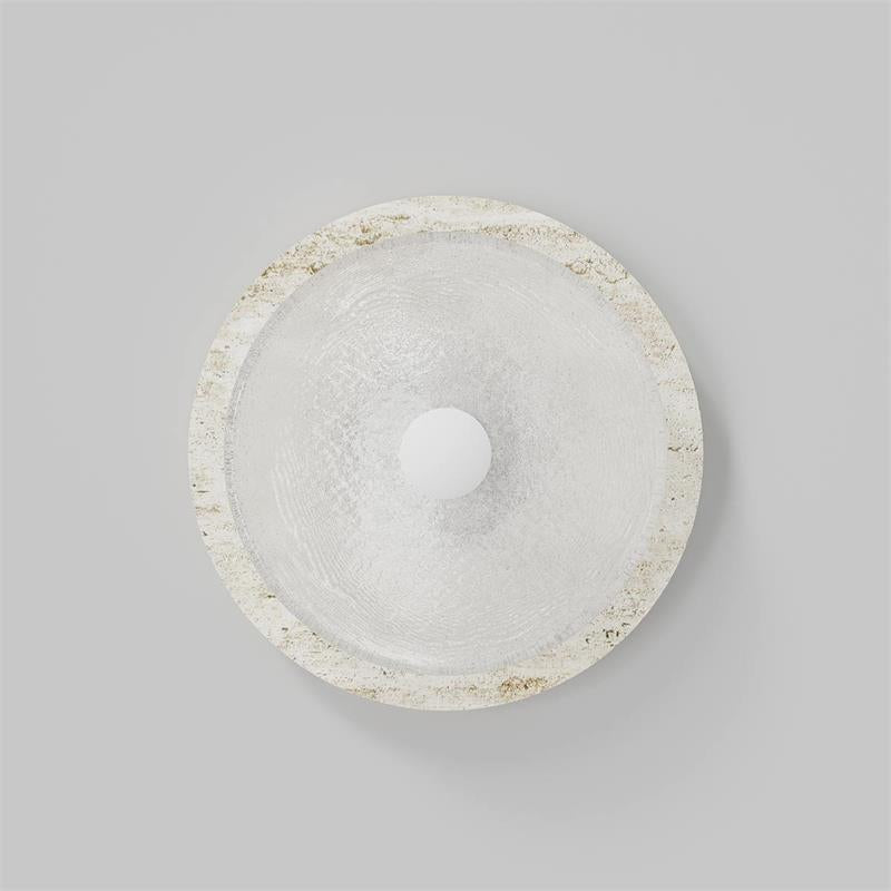 Coral Travertine Wall Lamp