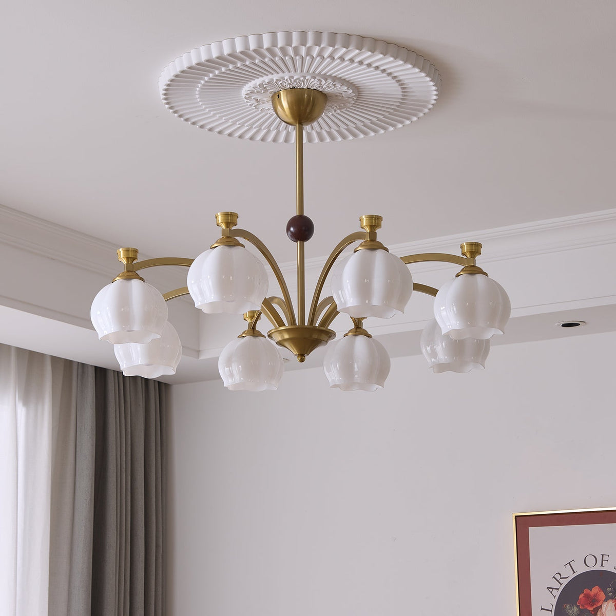 Corinne Arc Chandelier