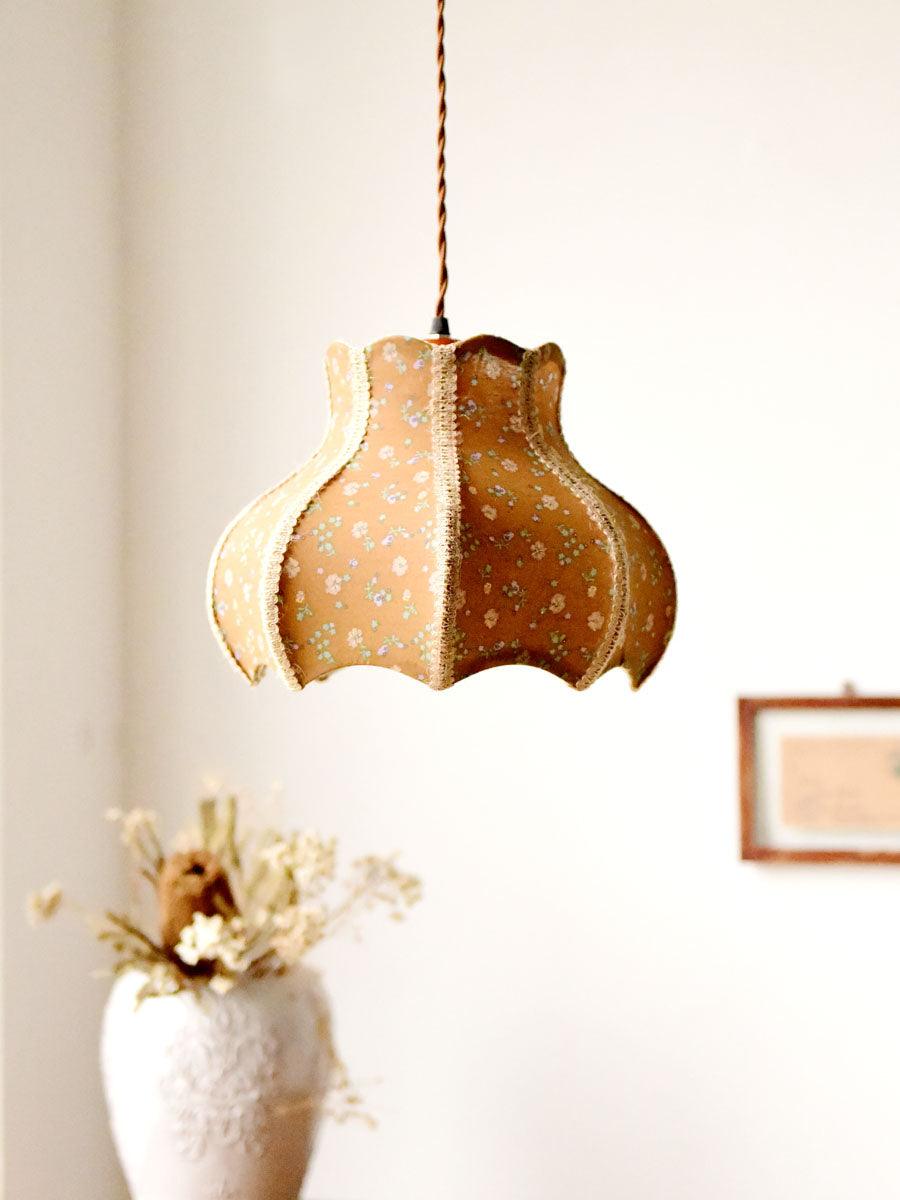Linen Shade Pendant Lamp 11.8 Inch