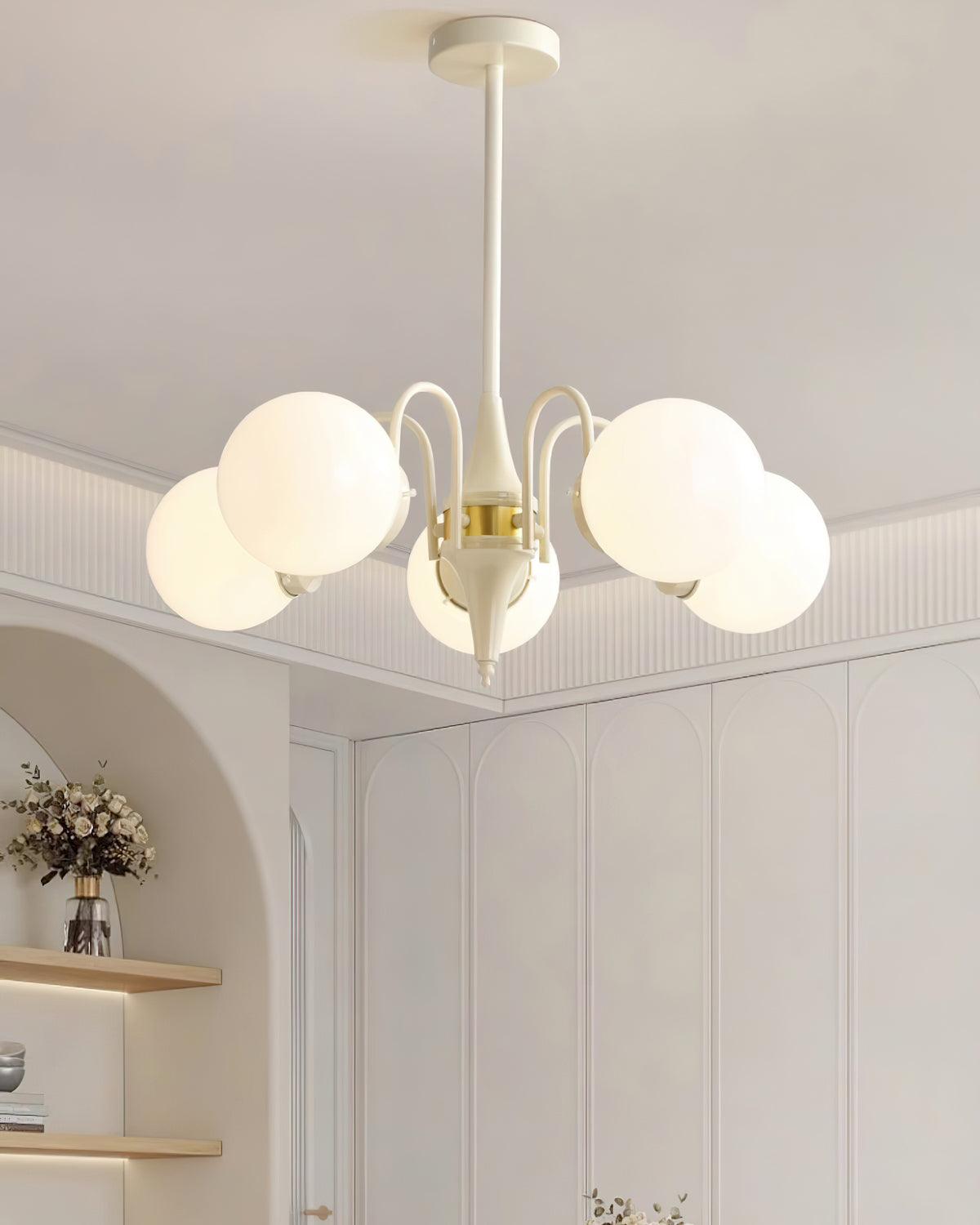 Cream Ball Chandelier - view 12