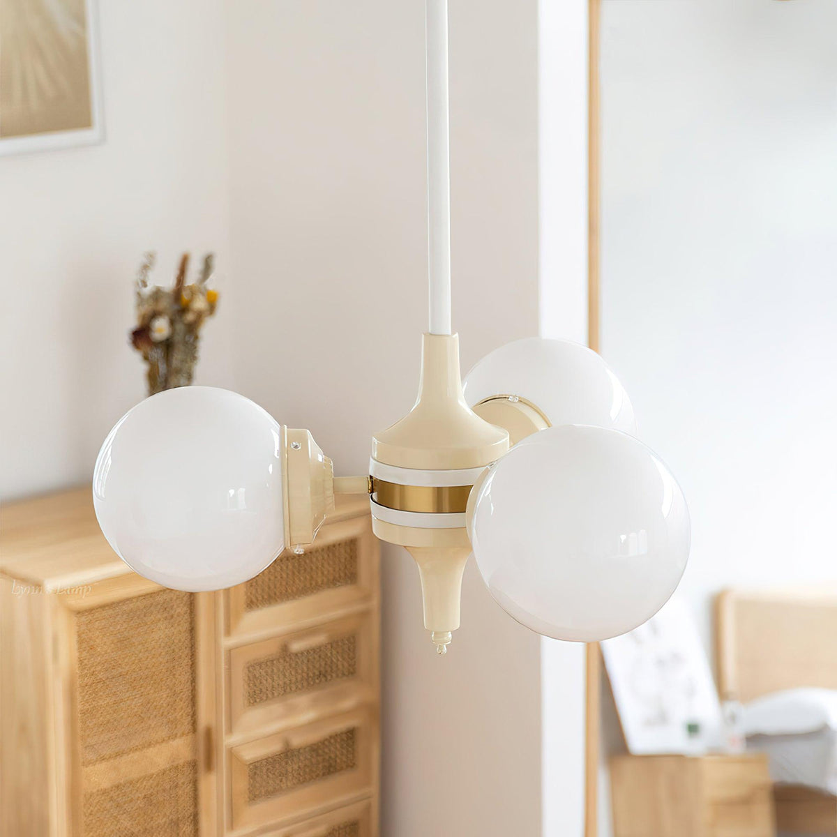 Cream Ball Chandelier - view 10