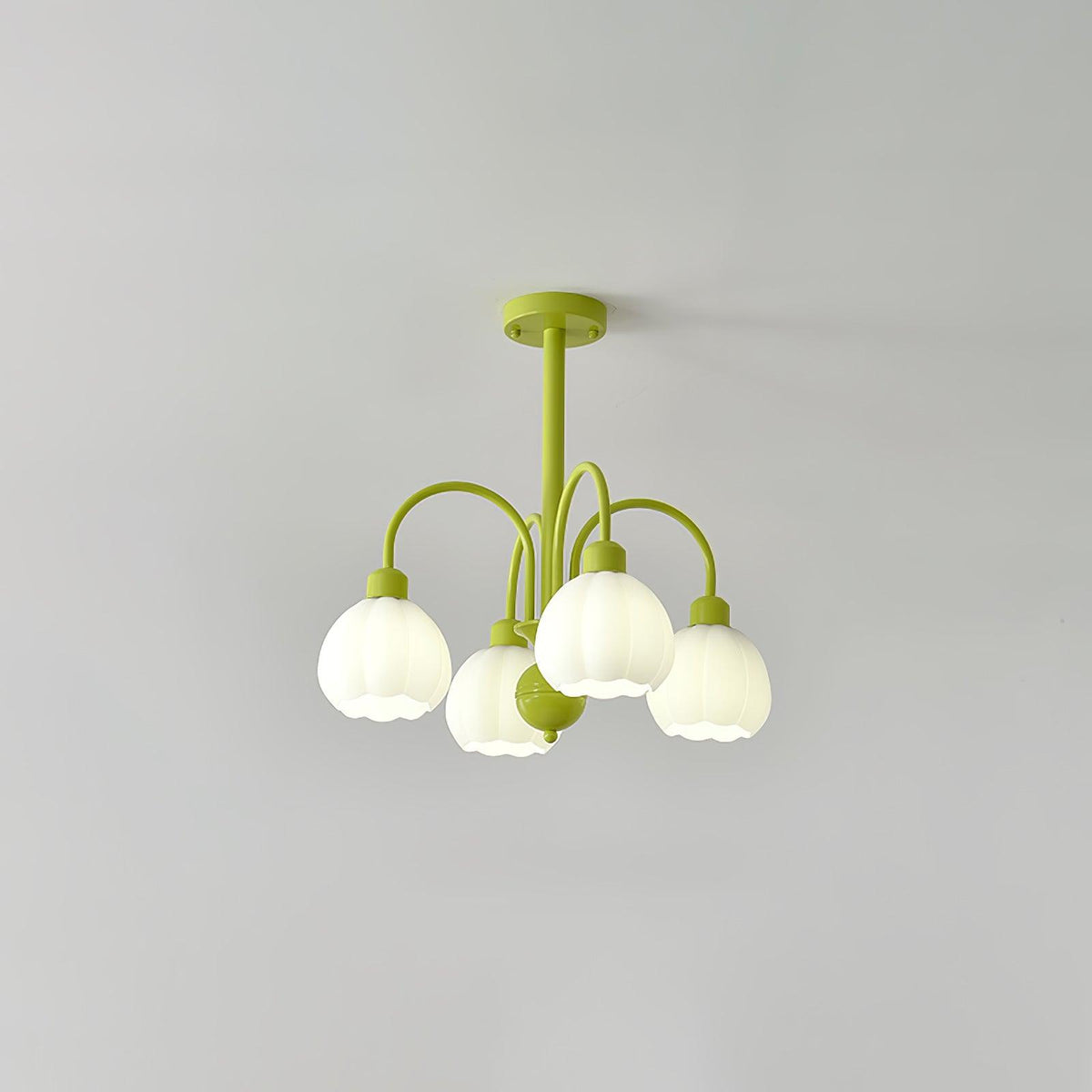 Cream Pumpkin Ball Chandelier - view 33