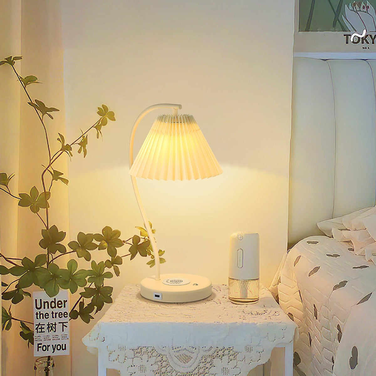 Crescini Pleated Table Lamp - view 4