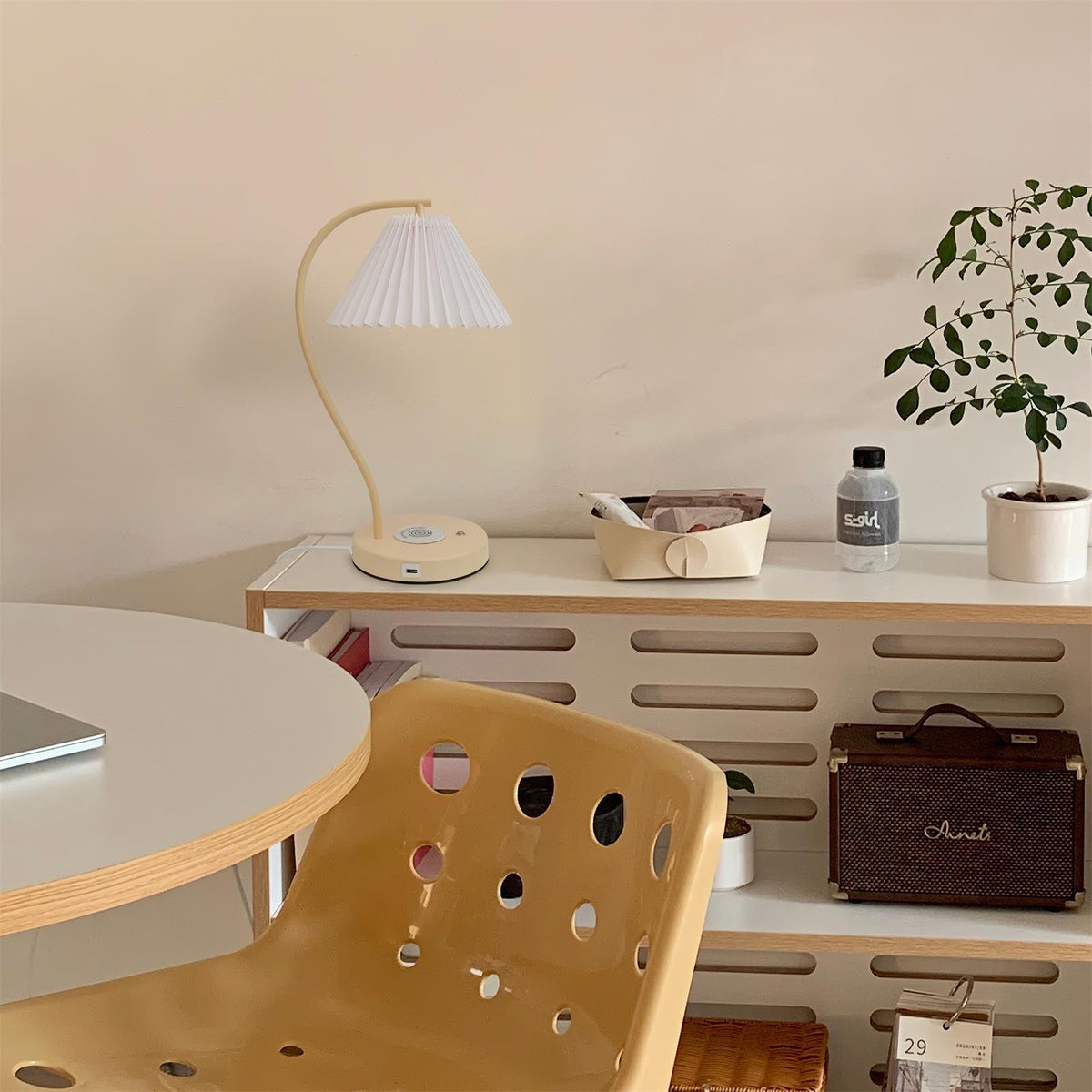 Crescini Pleated Table Lamp - view 17