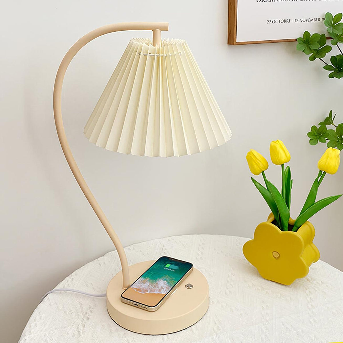 Crescini Pleated Table Lamp - view 14