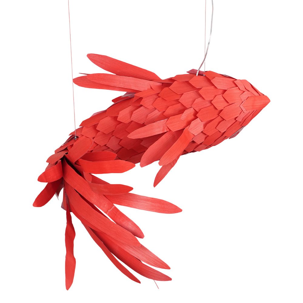 Crimson Swirl Koi Chandelier - view 27