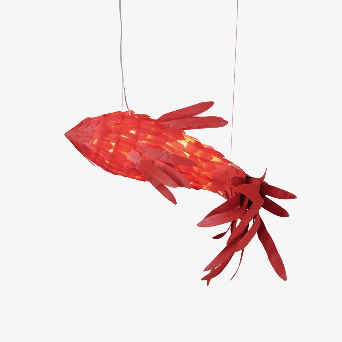 Crimson Swirl Koi Chandelier - view 26