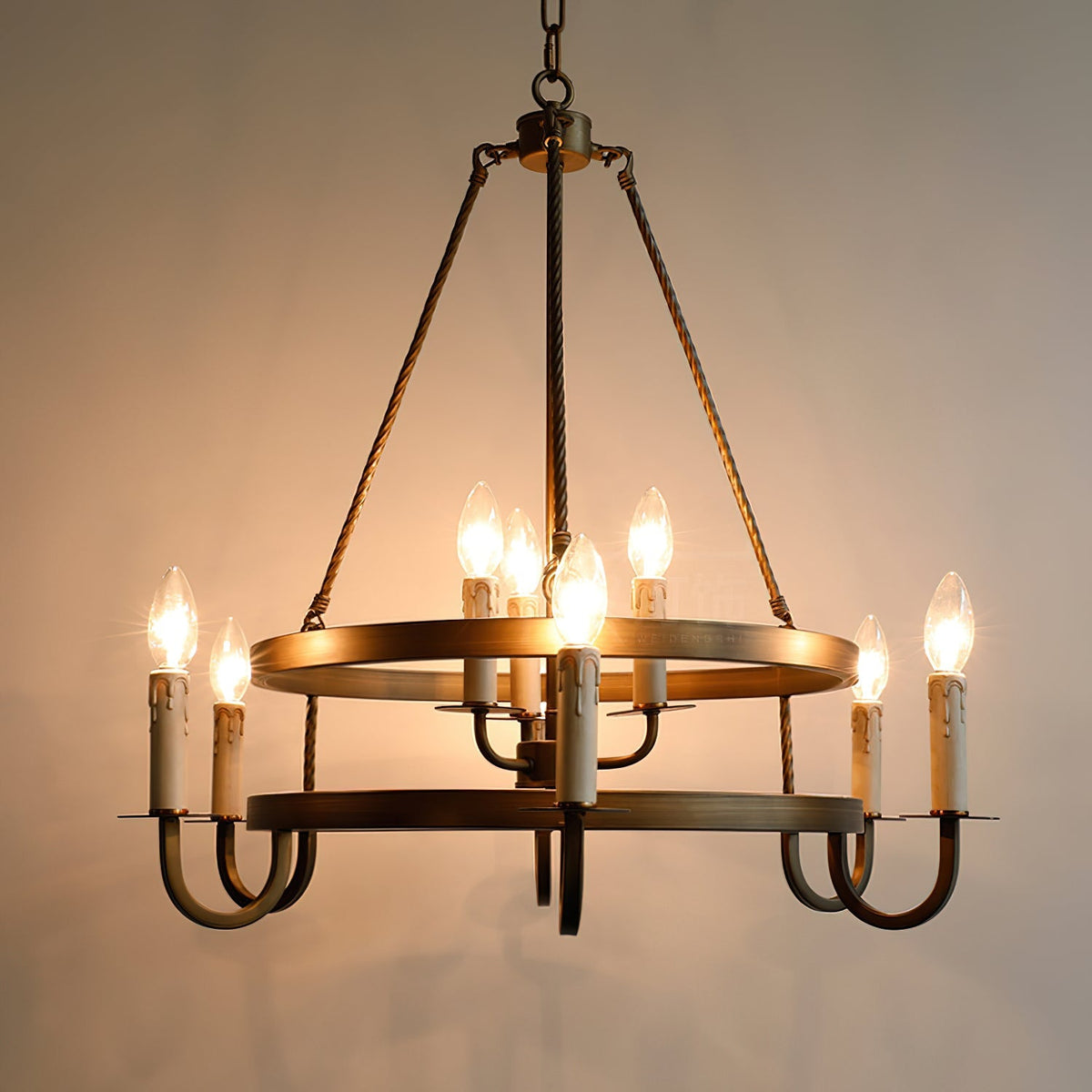 Crowley Wagon Wheel Chandelier - view 16