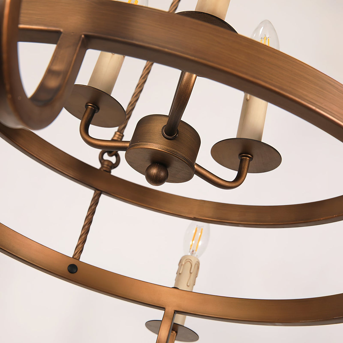 Crowley Wagon Wheel Chandelier - view 18