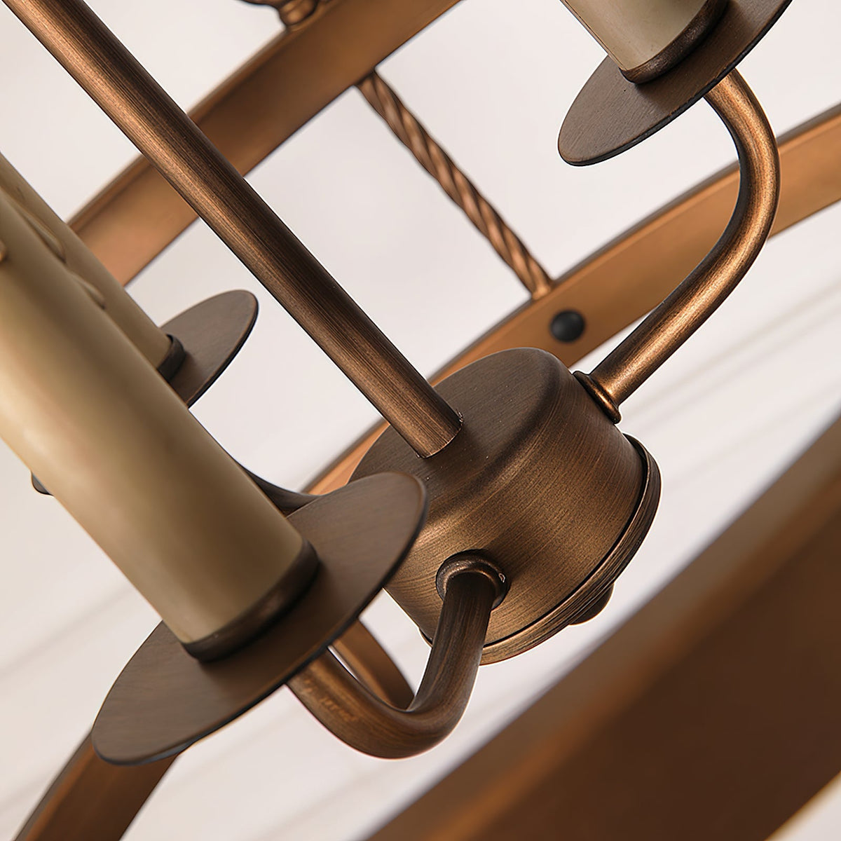 Crowley Wagon Wheel Chandelier - view 19