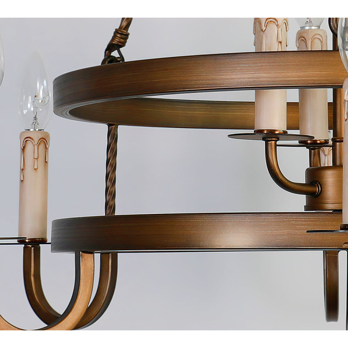 Crowley Wagon Wheel Chandelier - view 22