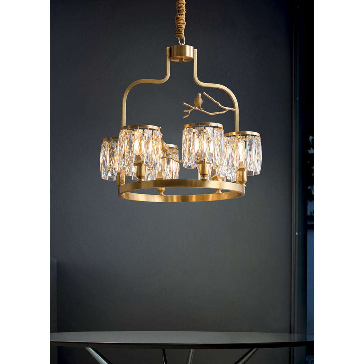 Crystal Bird Chandelier - view 12