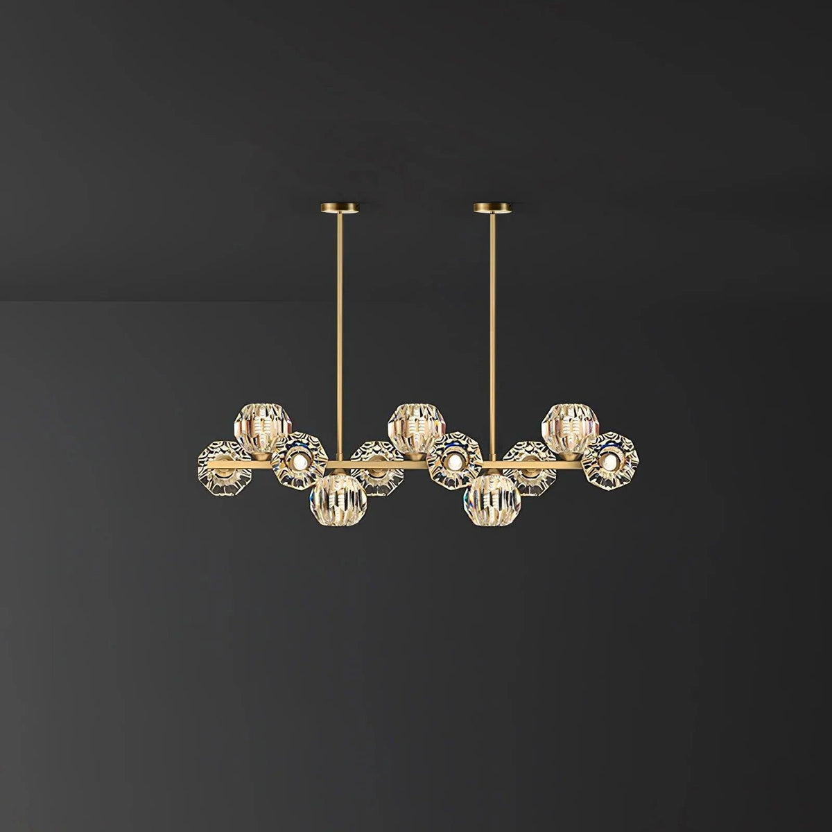 Crystal Glass Ball Chandelier - view 13