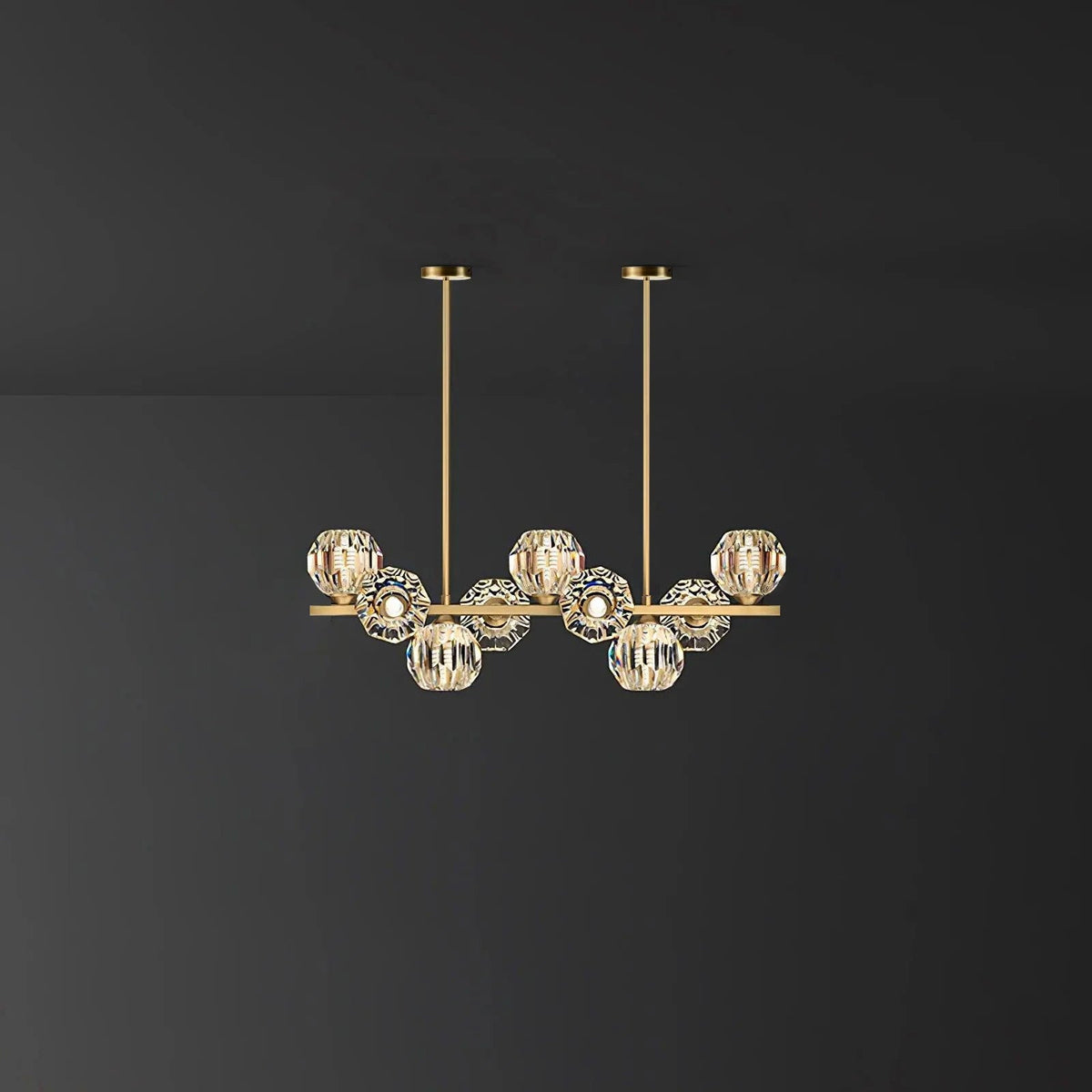 Crystal Glass Ball Chandelier - view 16