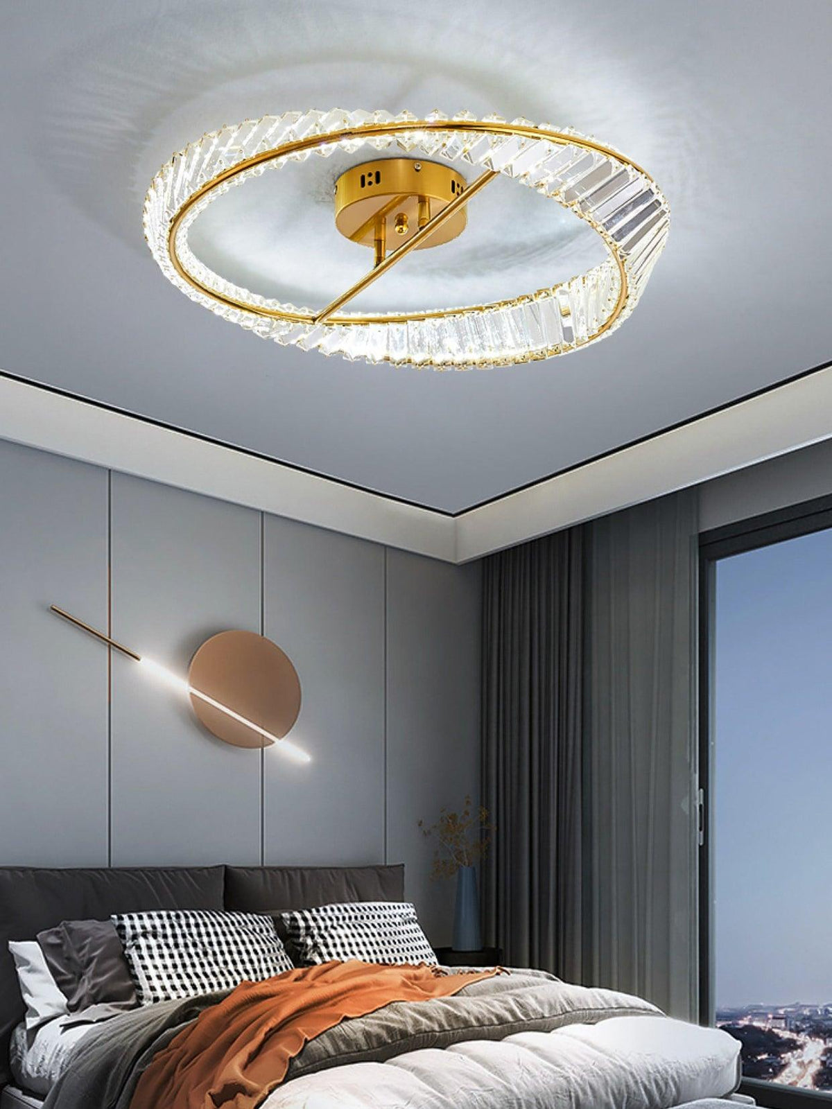 Crystal Rings Ceiling Lamp - view 12