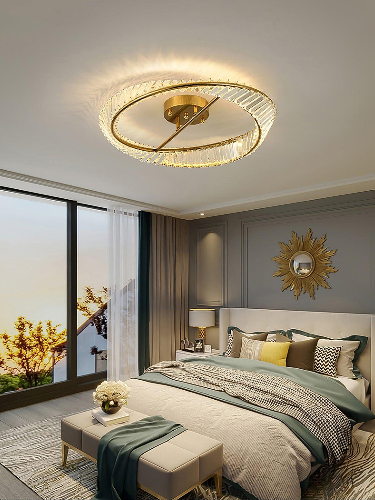 Crystal Rings Ceiling Lamp - view 19