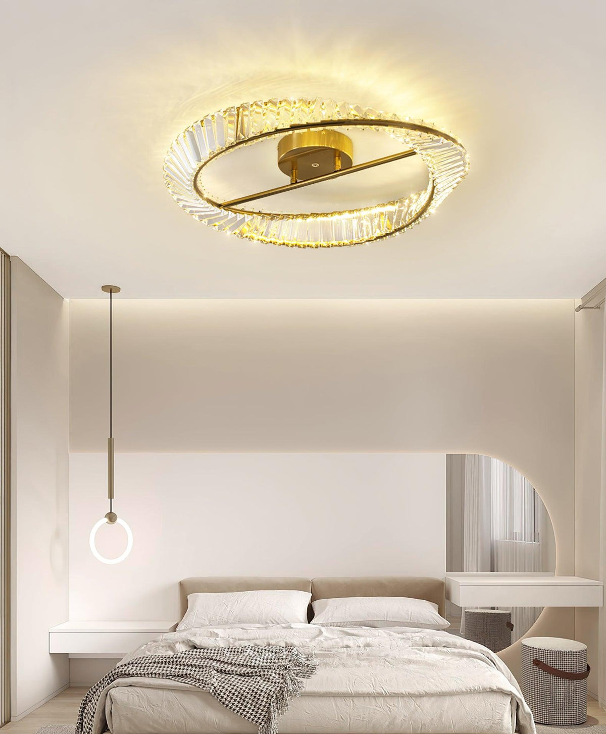 Crystal Rings Ceiling Lamp - view 21