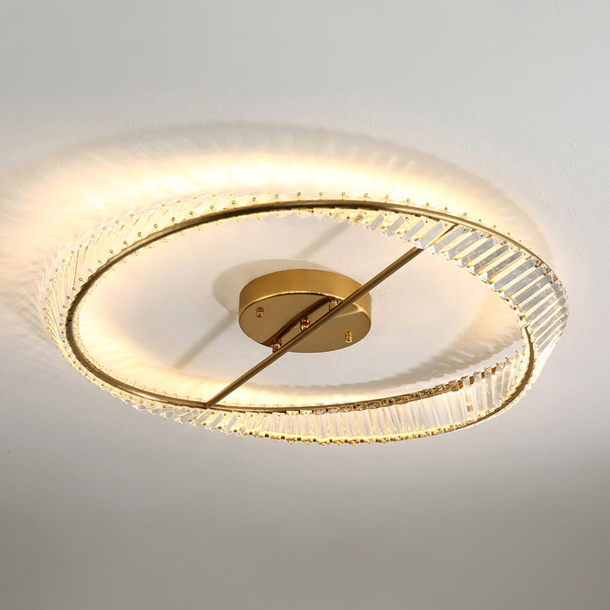 Crystal Rings Ceiling Lamp - view 6