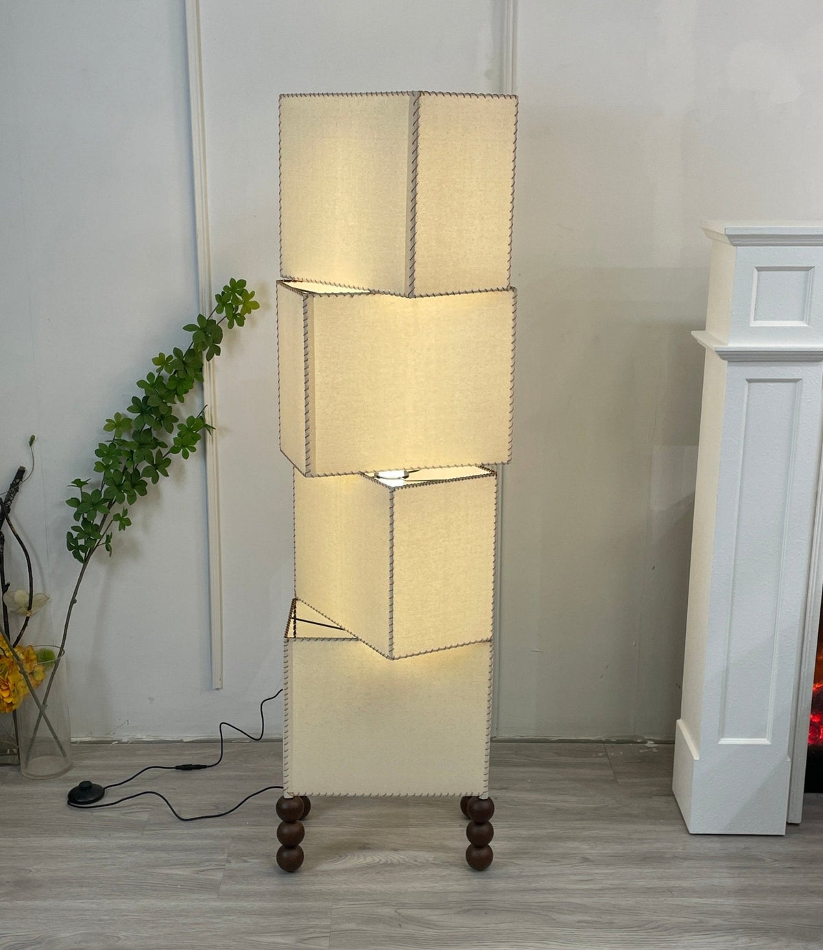 Cubia Fabric Floor Lamp