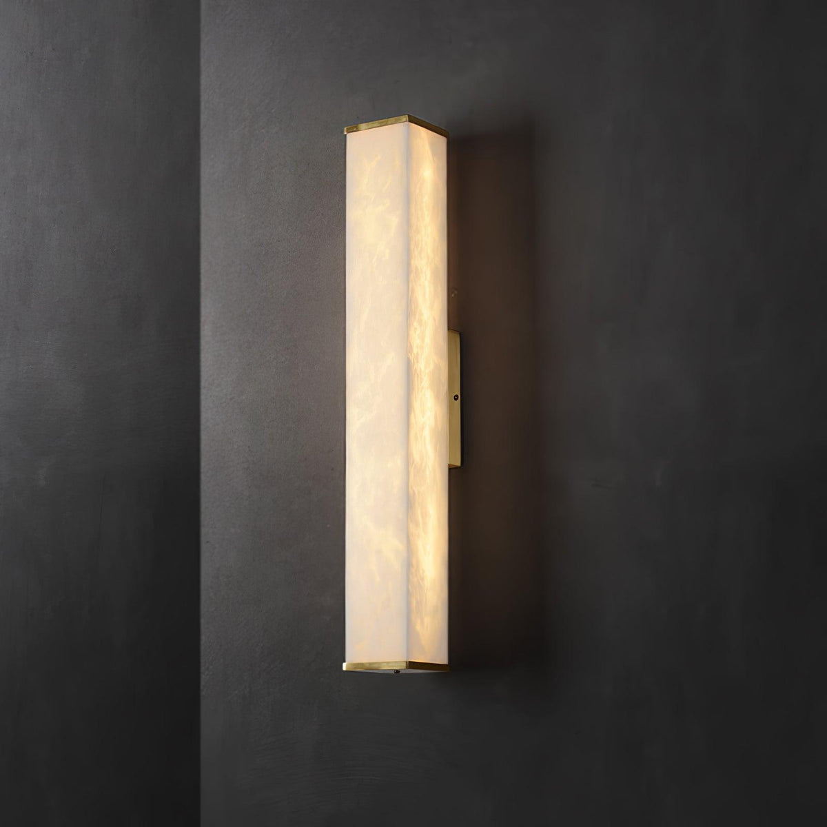 Cuboid Alabaster Wall Light - view 13