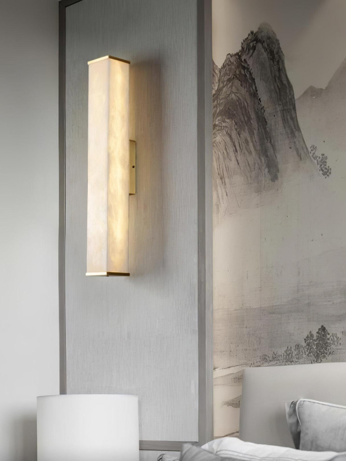 Cuboid Alabaster Wall Light - view 8