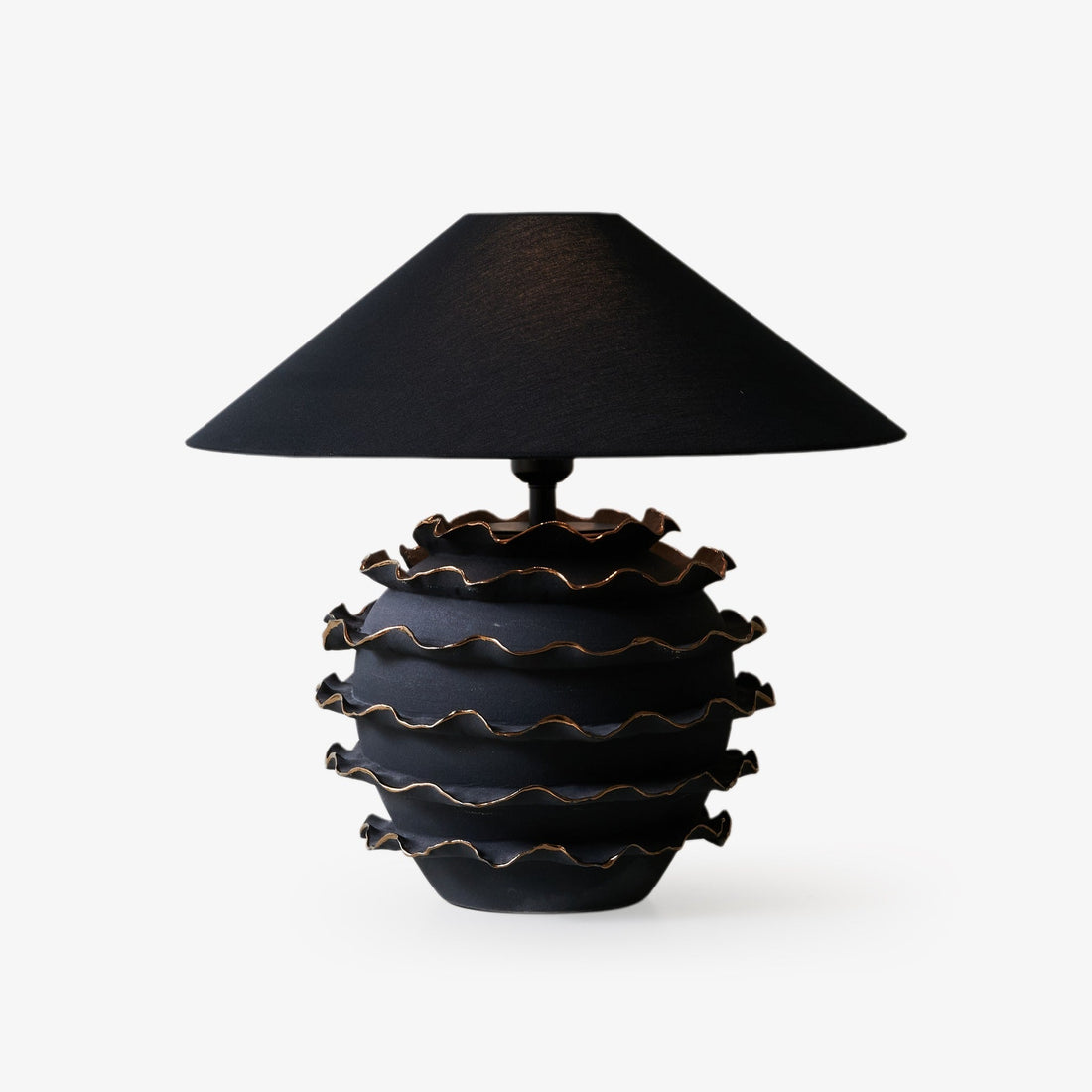 Eclipse Ruffle Table Lamp
