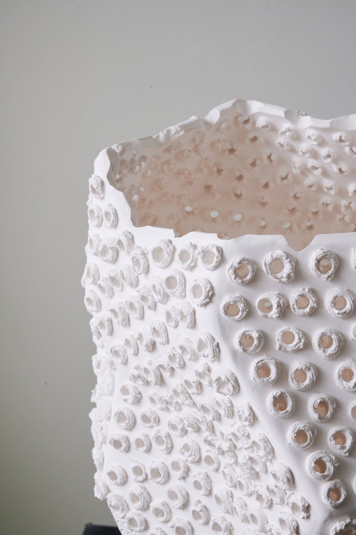 Urchin Textured Ceramic Table Lamp