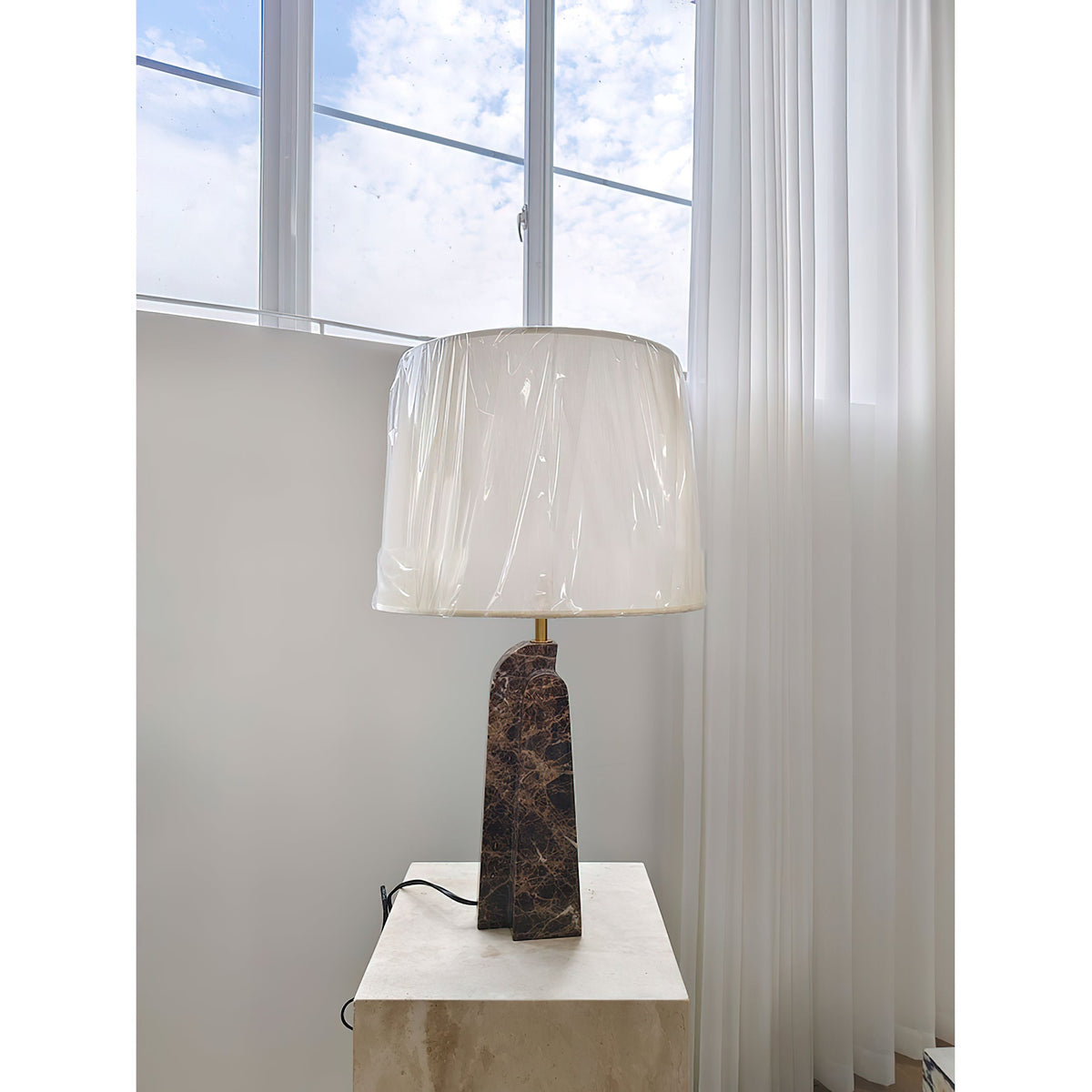 Darcy Marble Table Lamp - view 9