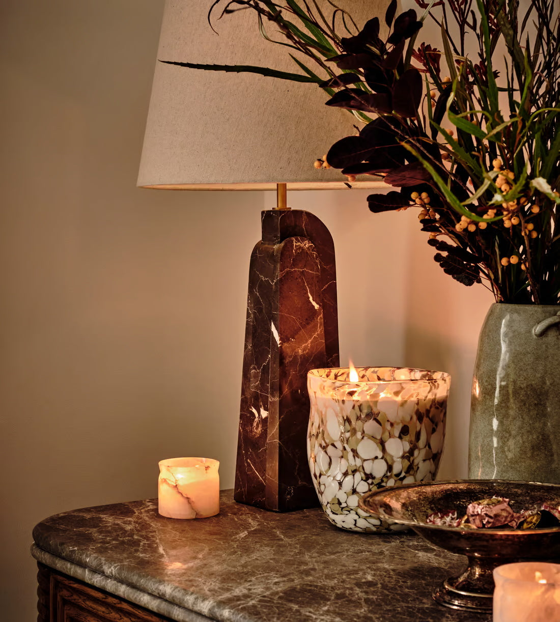Darcy Marble Table Lamp - view 8