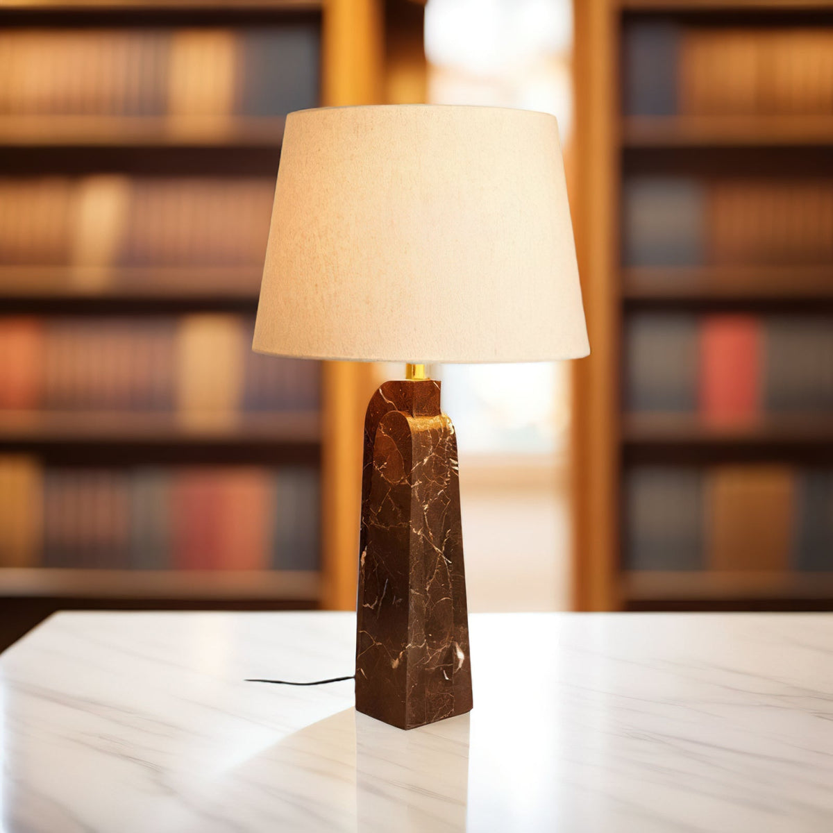 Darcy Marble Table Lamp - view 7