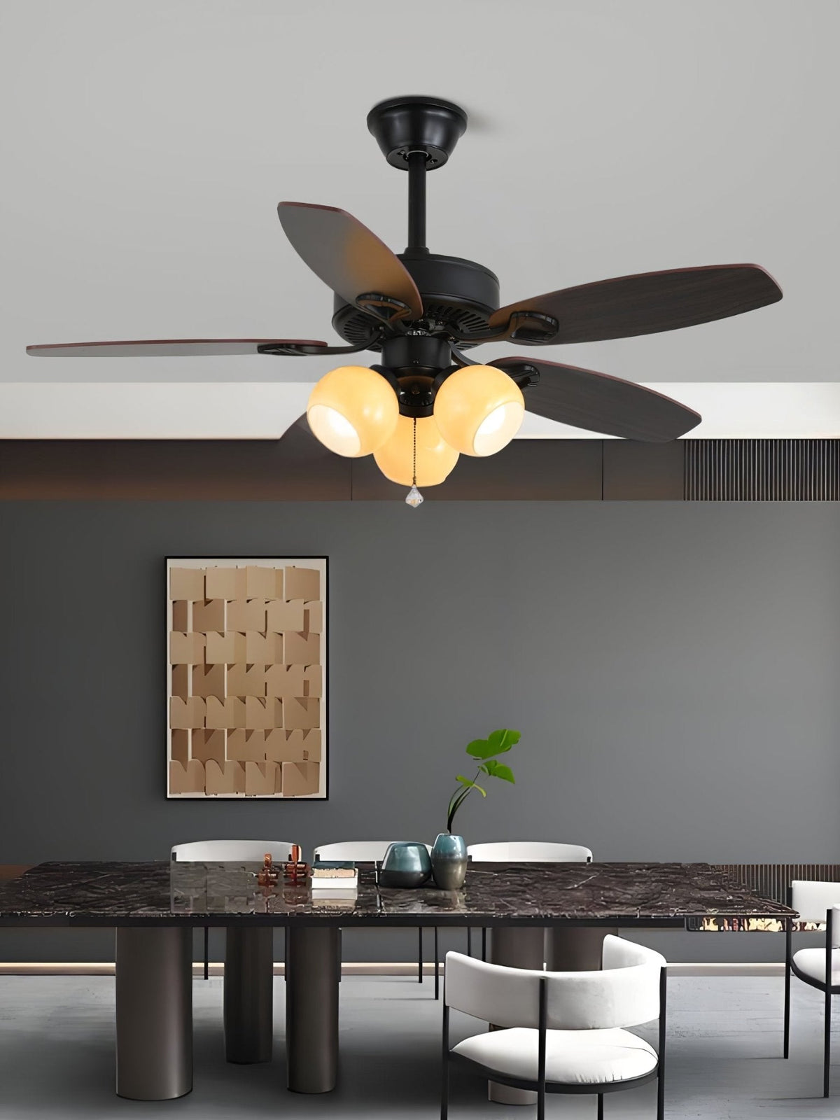 Calantha Bloom Ceiling Fan Light - view 7