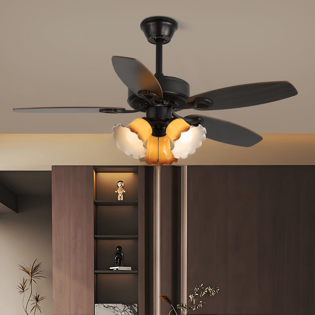 Calantha Bloom Ceiling Fan Light - view 2