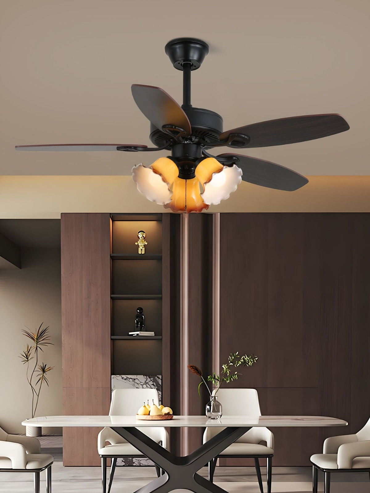 Calantha Bloom Ceiling Fan Light - view 8