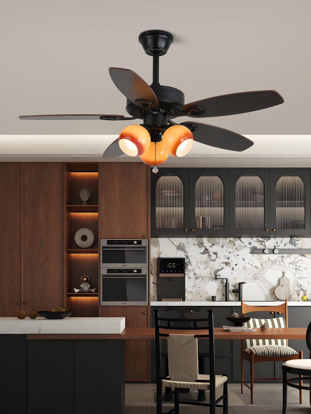Calantha Bloom Ceiling Fan Light - view 6