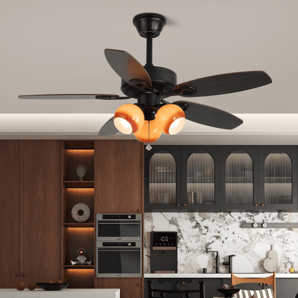 Calantha Bloom Ceiling Fan Light - view 3