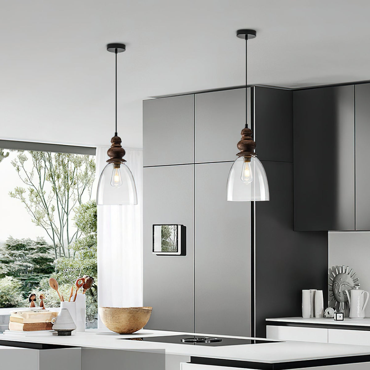 Delmare Glass Pendant Lamp - view 4