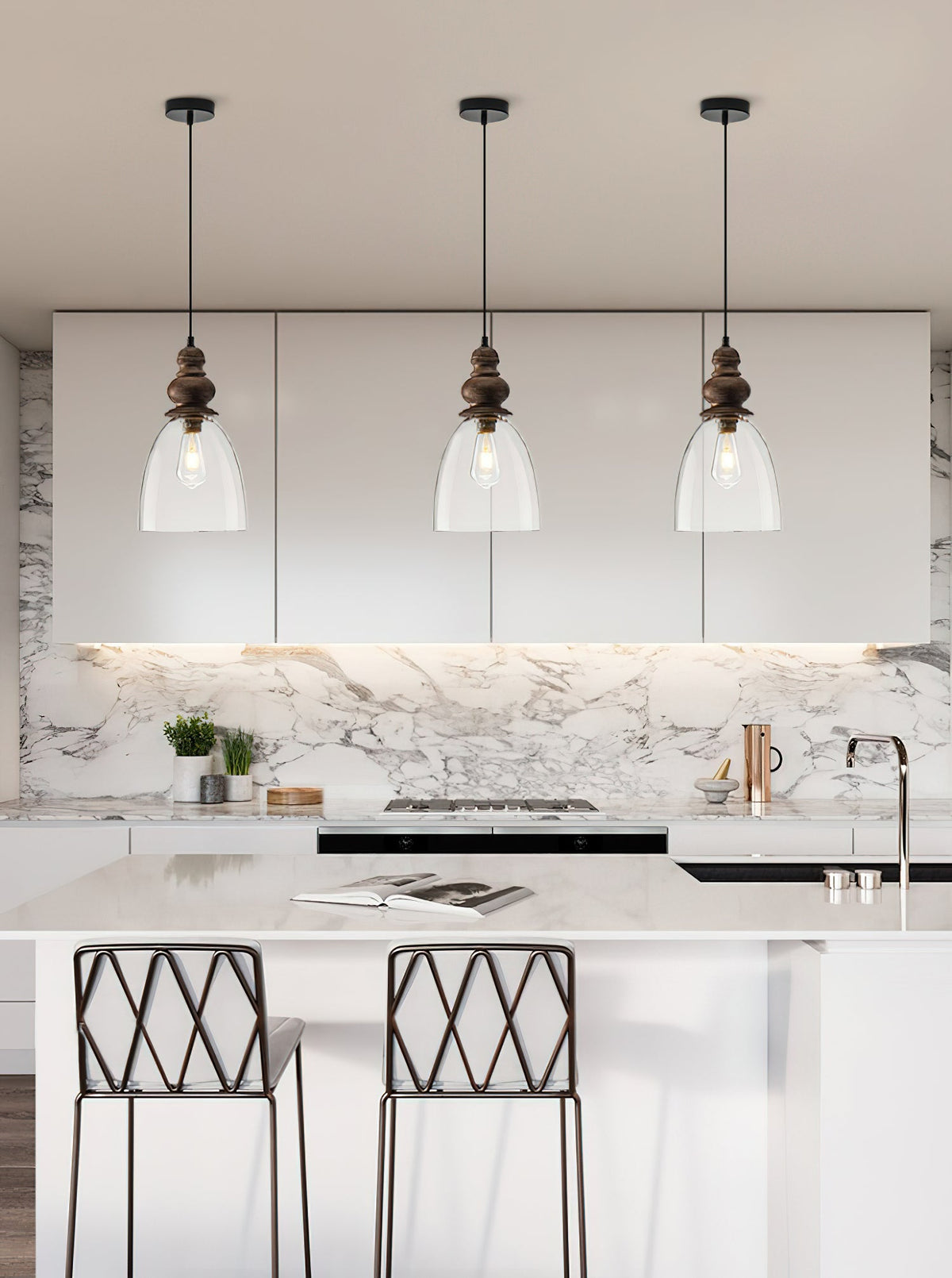 Delmare Glass Pendant Lamp - view 8