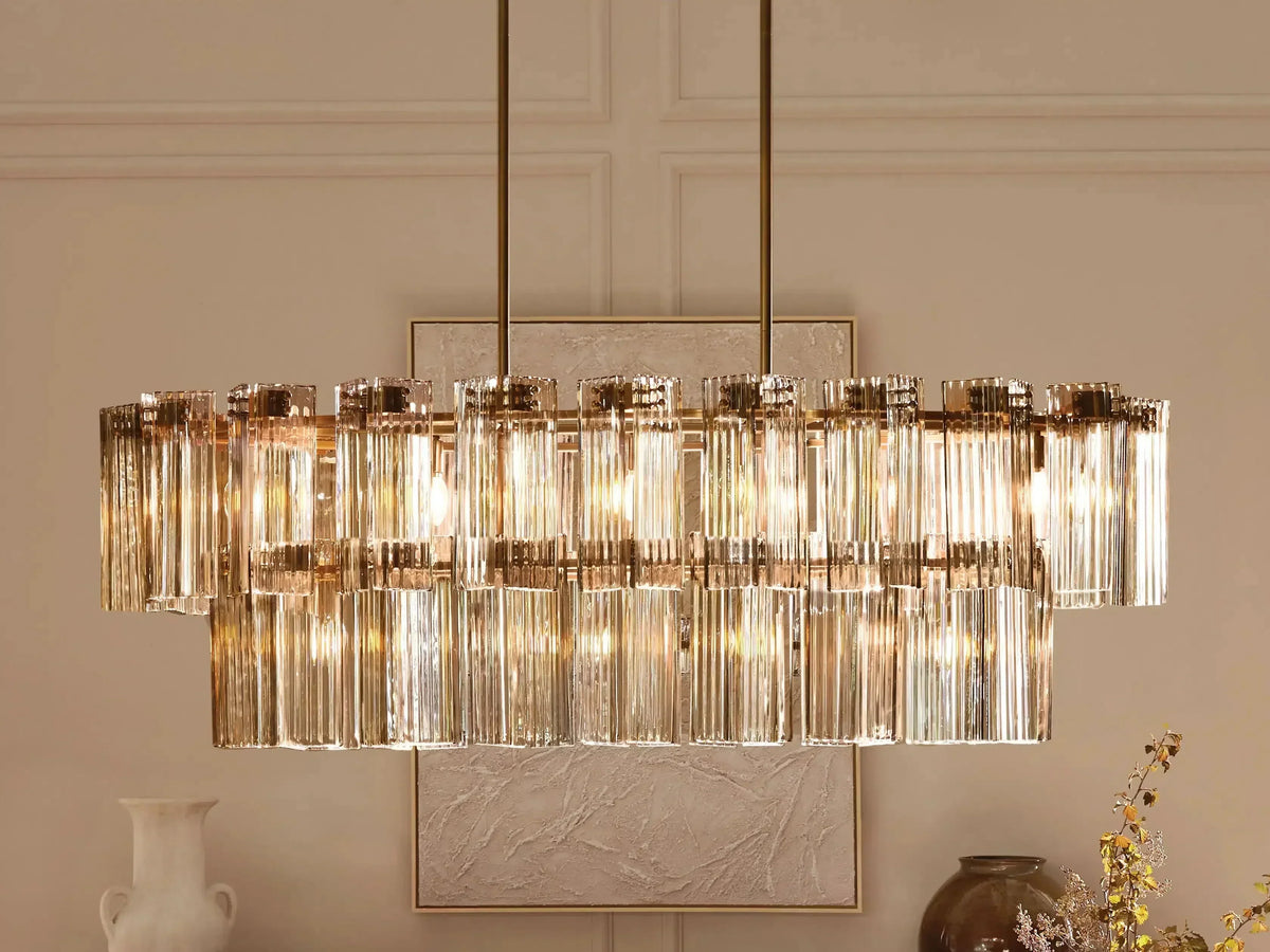 Delsie Oval Chandelier 51''63''72''