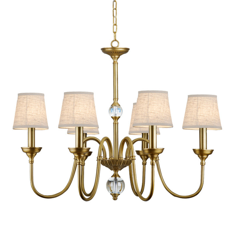 Diana Brass Chandelier - view 11
