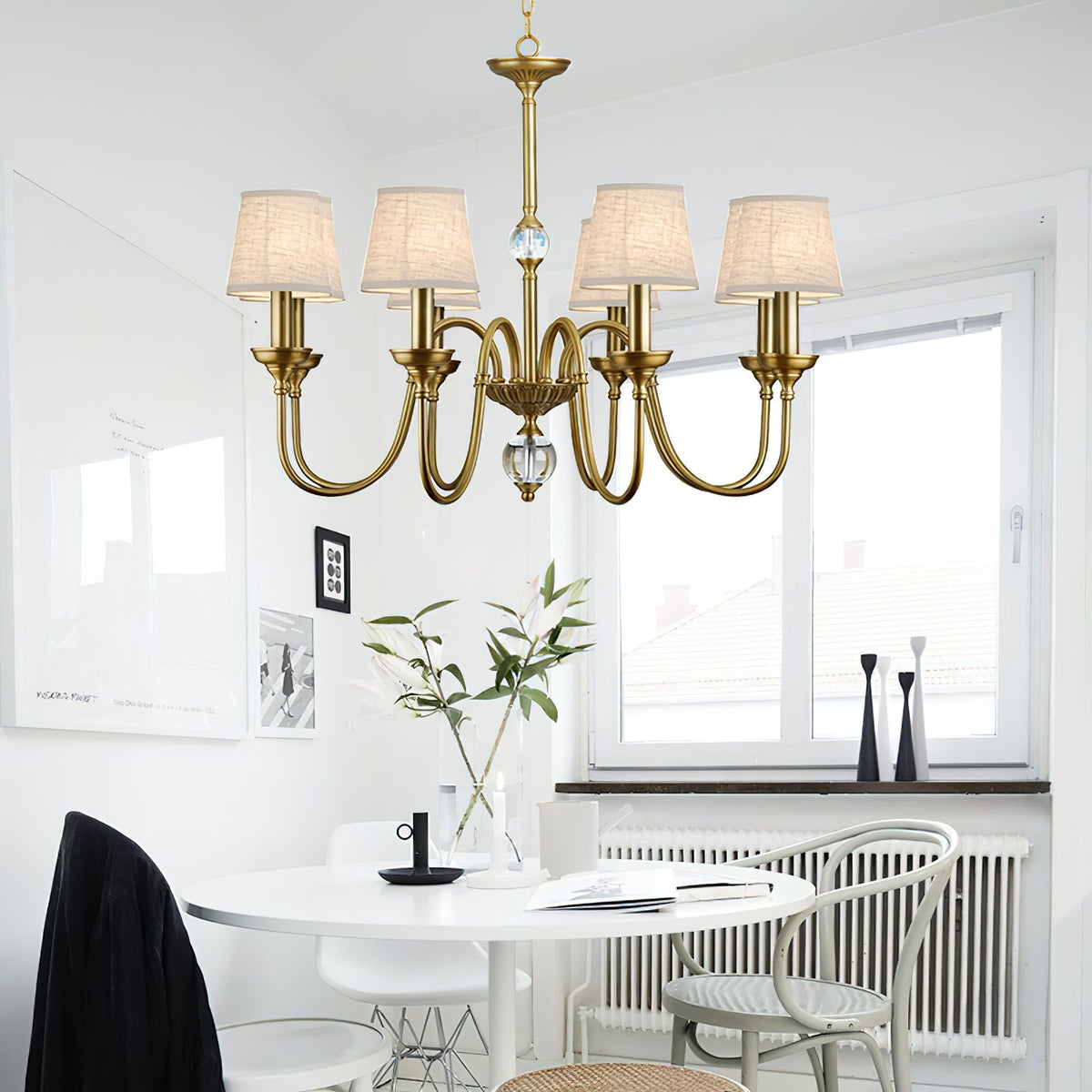 Diana Brass Chandelier - view 6